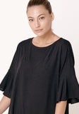שמלת יום - שחור - דגם ג'באליה - US-Fashion.tlv