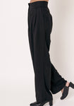 מכנסיים שחורים לנשים - דגם ניקנור - US-Fashion.tlv