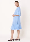 שמלת יום - תכלת - דגם ג'באליה - US-Fashion.tlv