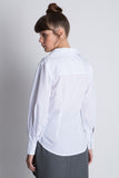 חולצה מכופתרת - לבן - דגם מדיסון - US-Fashion.tlv