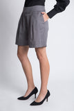 מכנסיים קצרים לנשים - אפור - דגם מנהטן - US-Fashion.tlv