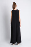 שמלת מקסי - שחור - דגם האדסון - US-Fashion.tlv